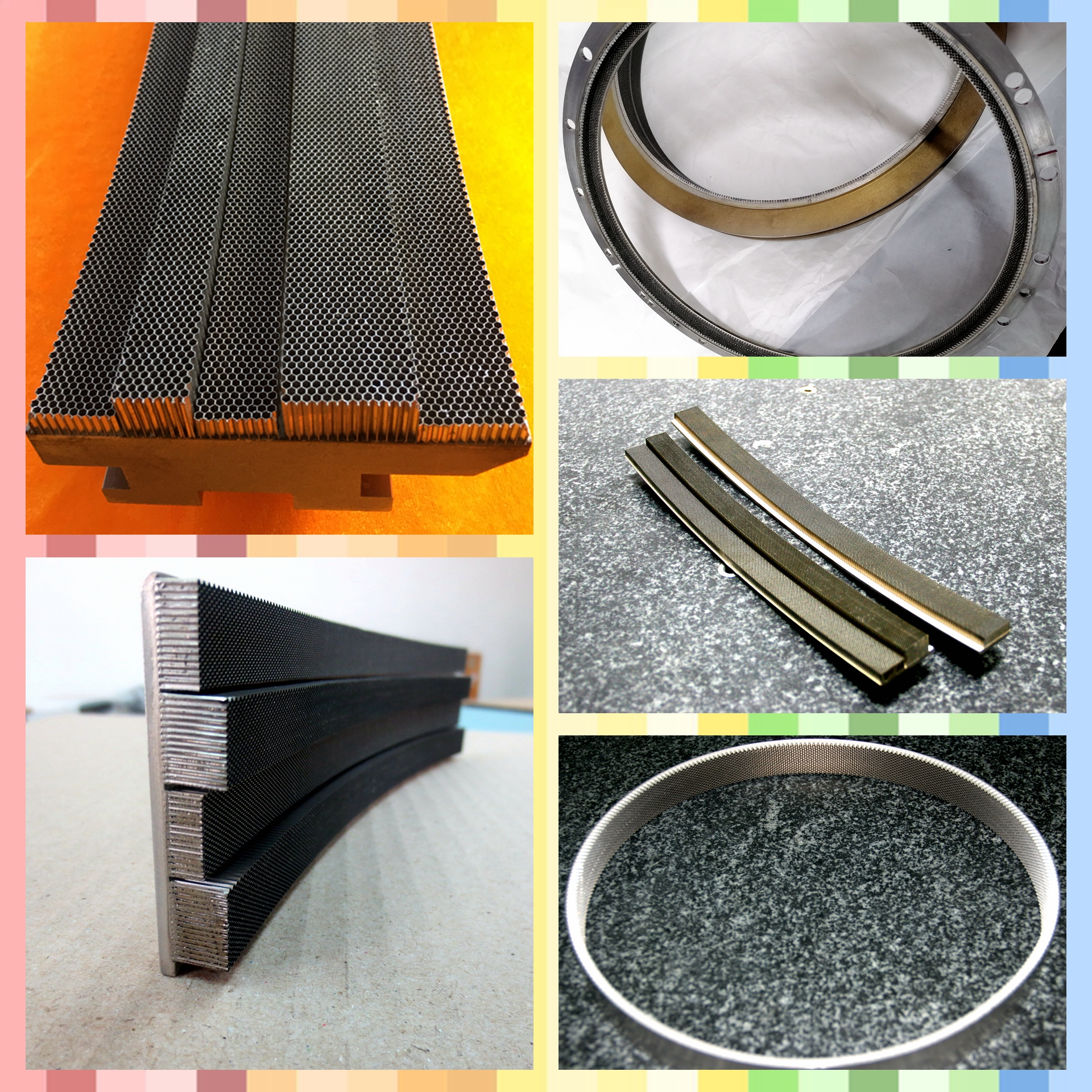 Product pictures of honeycomb seal
